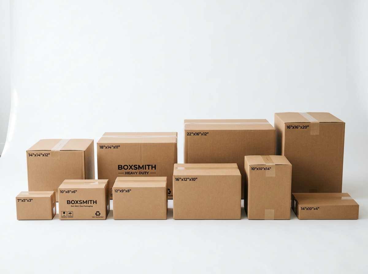 Corrugated Packaging Shipping Boxes Lineup