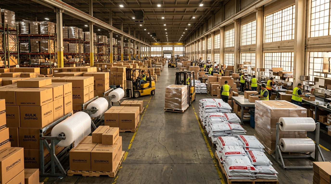 High Volume Packaging Dispatch Lineup